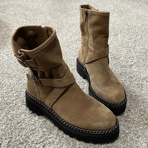 Never worn Vince boots - leather